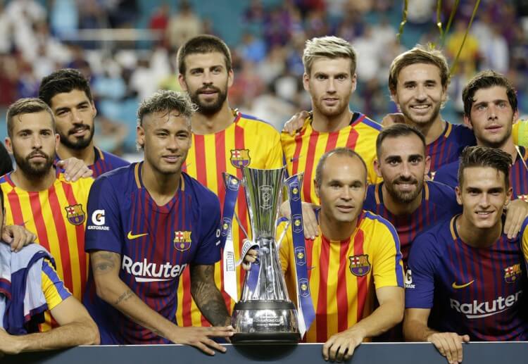 Barcelona menjadi topik utama situs taruhan saat mereka memenangkan International Champions Cup