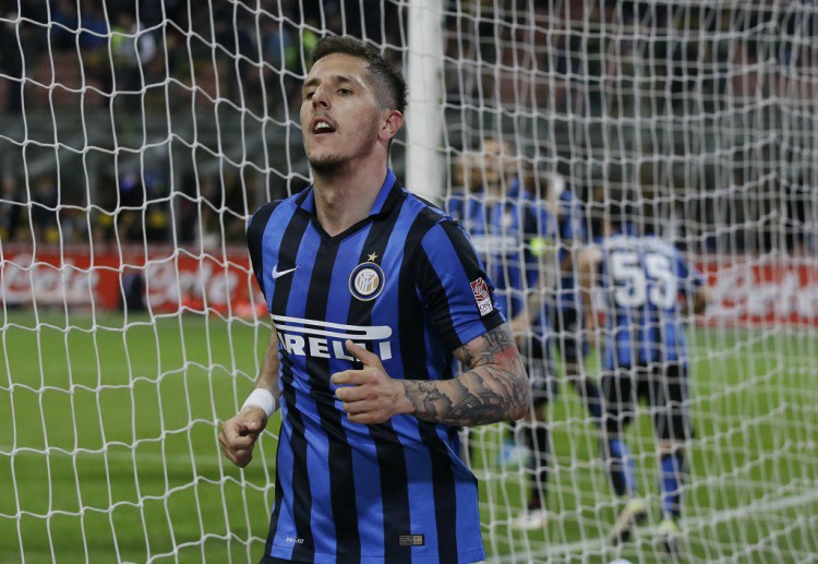 Inter Milan won their live betting match against Lyon, 1-0, after Stevan Jovetic scored the team's winning goal