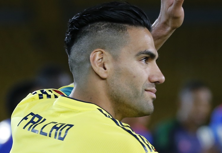 Radamel Falcao enticed betting websites with his play despite the game ending in a draw