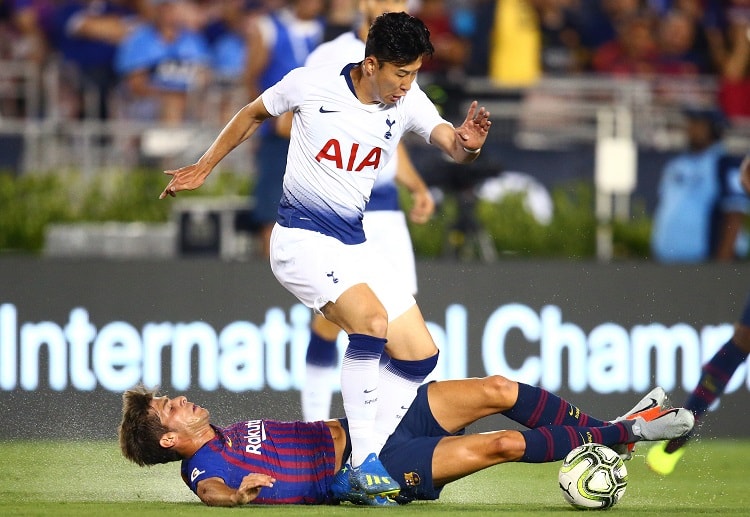 Son Heung-Min sparks motivation among Tottenham players following his 73rd-minute goal against Barca in ICC 2018