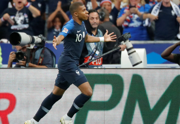 UEFA Nations League 2018 watched as Kylian Mbappe lead France in the first half vs Netherlands