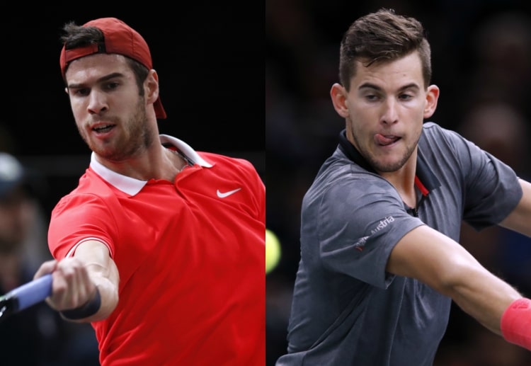 An intense Paris Masters semi-final is expected between Dominic Thiem and Karen Khachanov