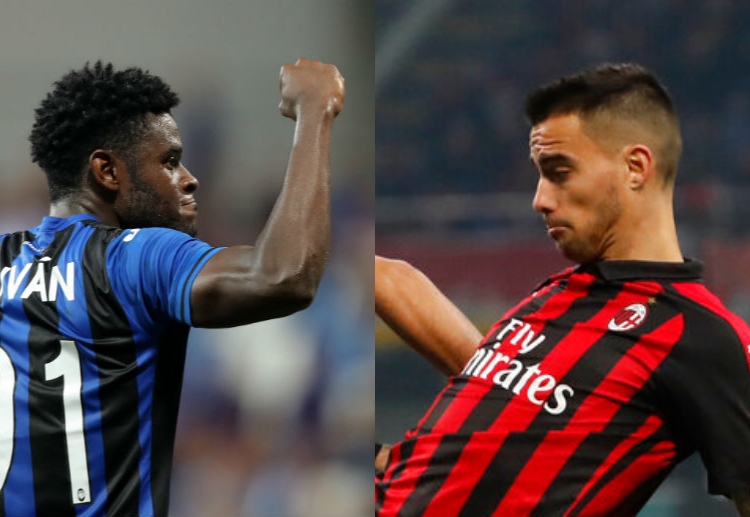 Atalanta take on AC Milan in Serie A