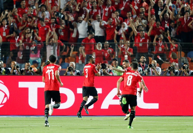 Ahmed El Mohamady scores first goal for Egypt in 2-0 Africa Cup of Nations victory over DR Congo