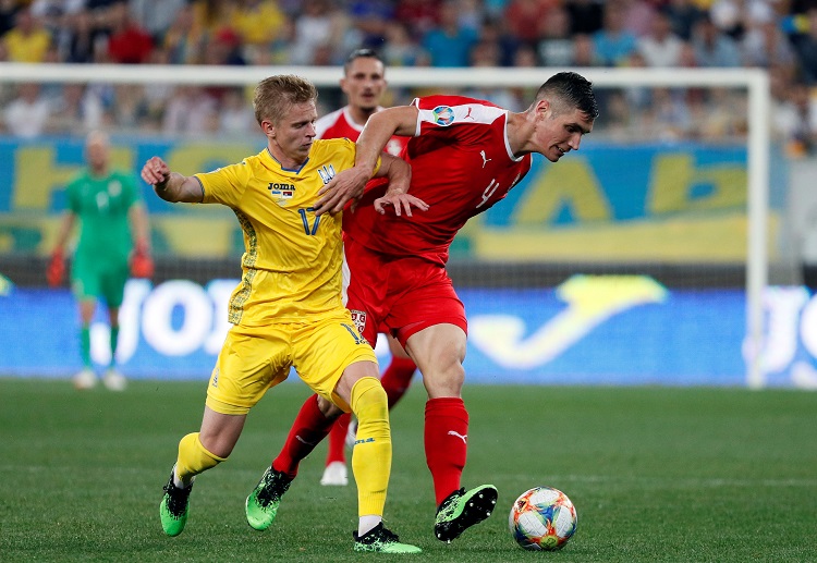 Ukraine star Oleksandr  Zinchenko played a vital role during his side Euro 2020 demolition win  over Serbia