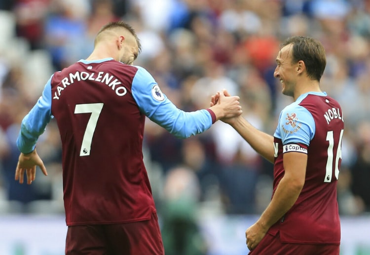 Premier League: Andriy Yarmolenko opens the scoring for West Ham United against Manchester United