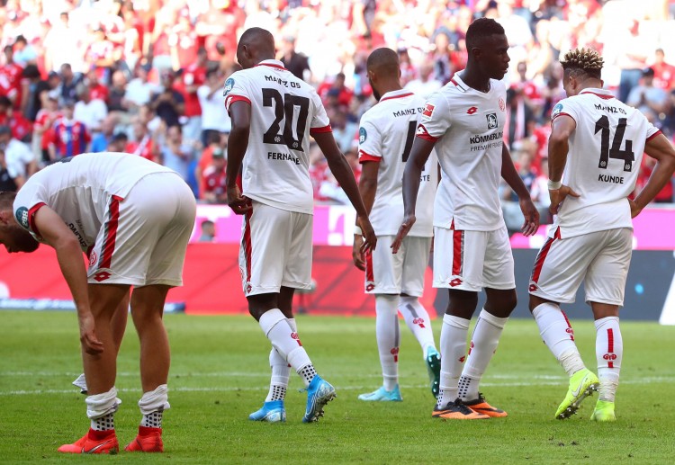 Mainz 05 are left disappointed after being thoroughly beaten by Bayern Munich in Bundesliga