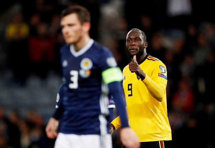 Romelu Lukaku started the onslaught with an early goal for Belgium in their Euro 2020 qualifiers match