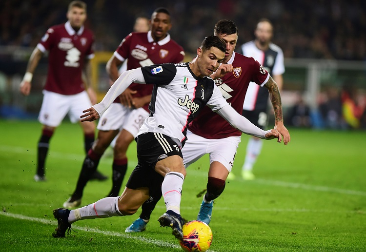Cristiano Ronaldo struggles to score a goal during Juventus' 0-1 win over Torino in Serie A