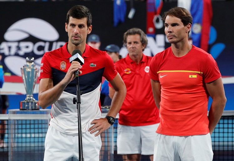 Novak Djokovic beats long-time rival Rafael Nadal as Serbia won the ATP Cup