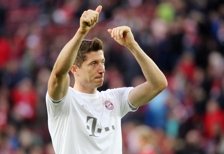 Bayern Munich's Robert Lewandowski equals Gerd Muller's Bundesliga record