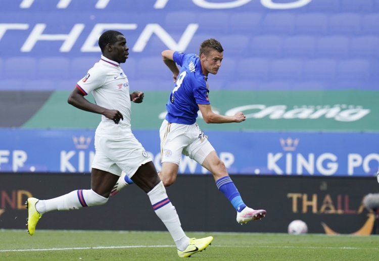 Jamie Vardy is currently leading the race for top scorer in Premier League