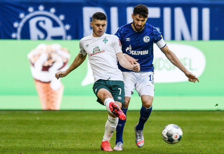 Werder Bremen midfielder Milot Rashica handling the ball during a Bundesliga match