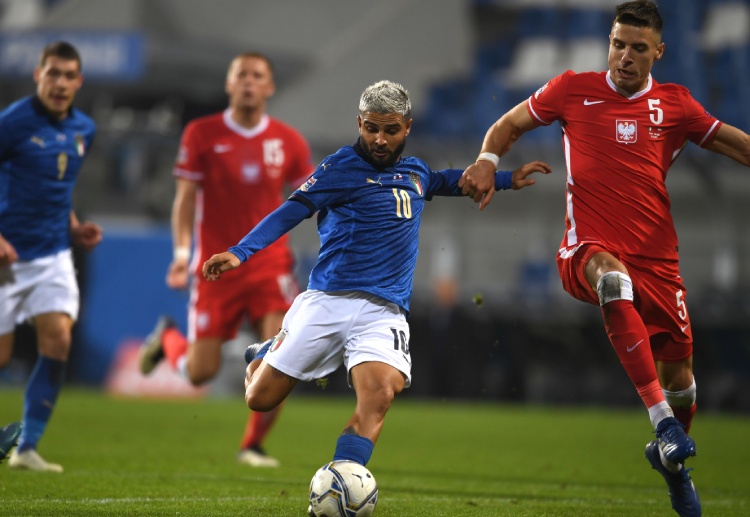 Italy's Lorenzo Insigne aims to score against North Ireland in World Cup 2022 qualifiers