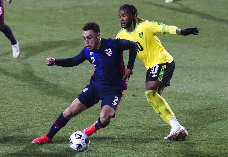 Sergino Dest scored the opening goal for USA in their 4-1 international friendly win over Jamaica