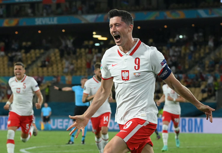 Robert Lewandowski and the rest of the Poland squad will battle it out against Sweden in Euro 2020