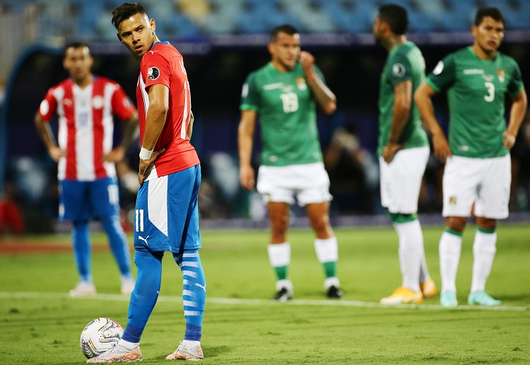 Gol ke 2 Angel Romero untuk Paraguay di pertandingan perdana Copa America. 