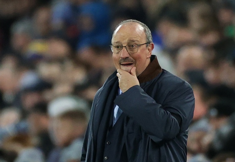 Everton boss Rafael Benitez is looking for a Premier League win against Arsenal