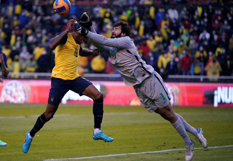 Alisson Becker was saved by VAR from being the 3rd player to be sent off in Brazil's World Cup 2022 qualifier vs Ecuador