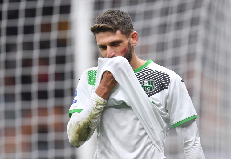 Domenico Berardi incar kemenangan di Coppa Italia.