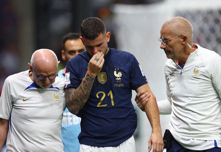 Lucas Hernandez got injured during the World Cup 2022 match against Australia