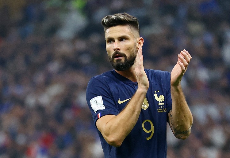 Olivier Giroud ghi được 4 bàn thắng ở VCK World Cup 2022.