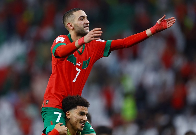 Ziyech giúp Ma Rốc tiến vào tứ kết World Cup 2022.