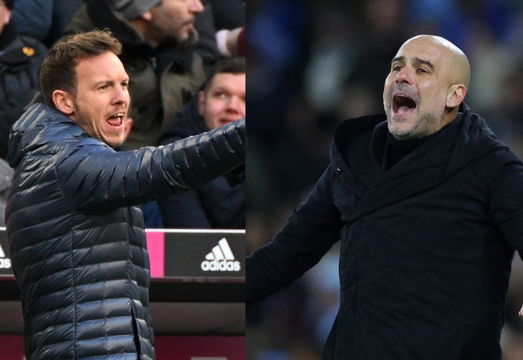 Pep Guardiola and Julian Nagelsmann are determined to advance to the next round of the Champions League