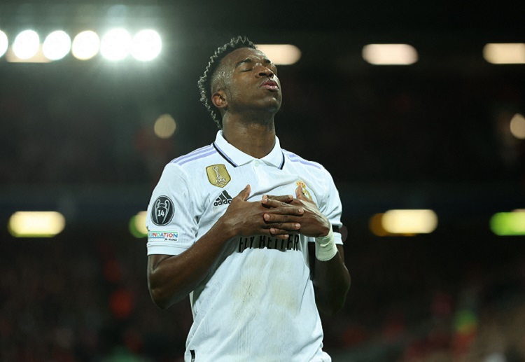 Vinicius Junior is expected to help Real Madrid win their next Champions League match against Liverpool