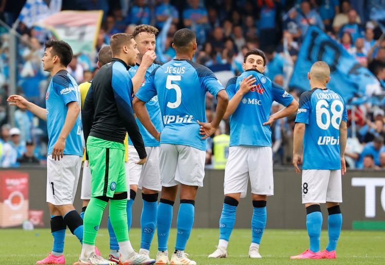 Napoli ended their Serie A match against Salernitana in a 1-1 draw