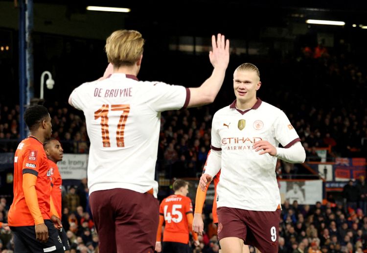 Erling Haaland scored 5 goals in Manchester City's 2-6 away win against Luton Town in the FA Cup