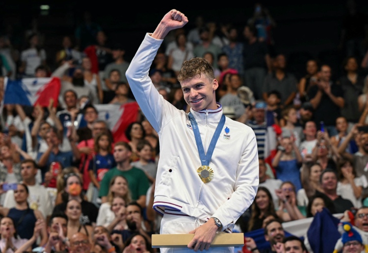 Leon Marchand is the first swimmer to win both the 200m breaststroke and 200m butterfly in 1 night at the Olympics 2024