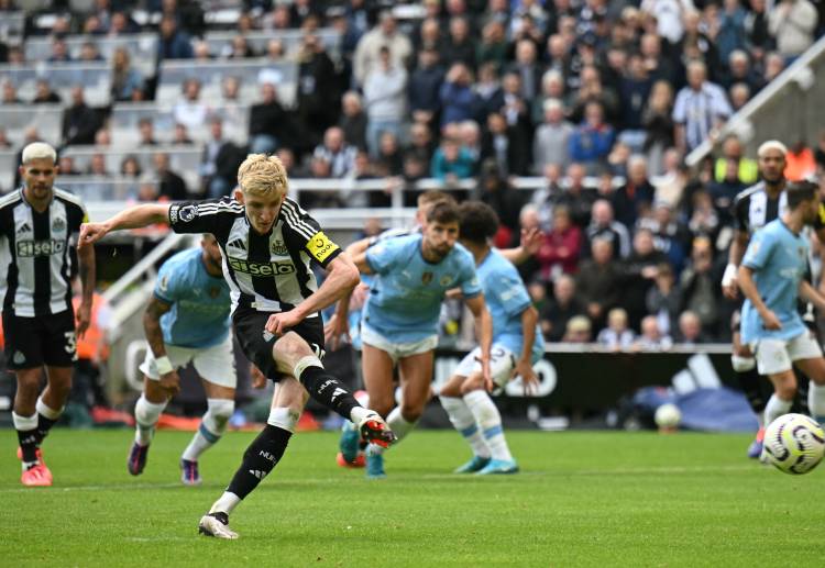 Newcastle United's Anthony Gordon has scored 2 goals in 6 Premier League games this season