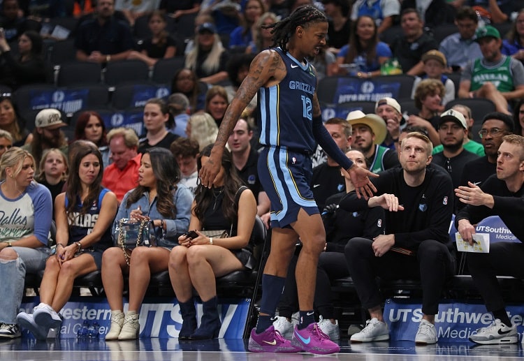 Ja Morant injured his ankle during the NBA preseason game against the Mavericks