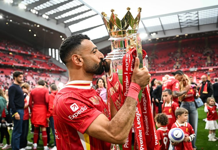 英超联赛 萨拉赫凭借惊艳数据,收获三大奖项,闪耀整个赛季。