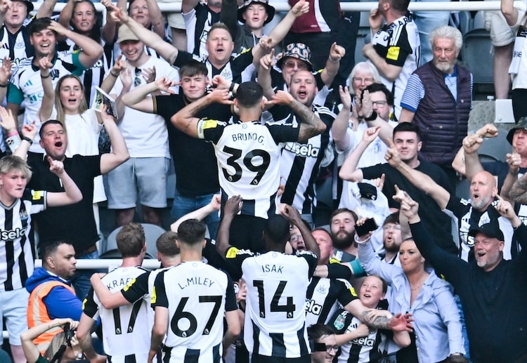 英超联赛 吉马良斯补时远射建功，纽卡锁定胜局