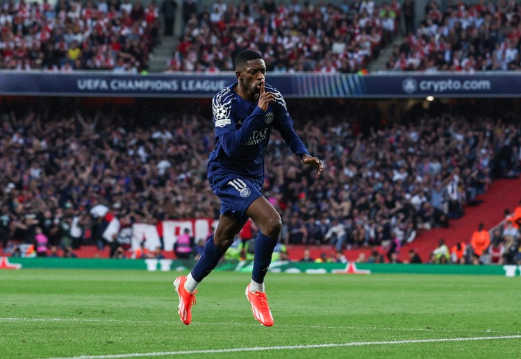 PSG edged past Arsenal in the Champions League, thanks to Ousmane Dembele's early strike