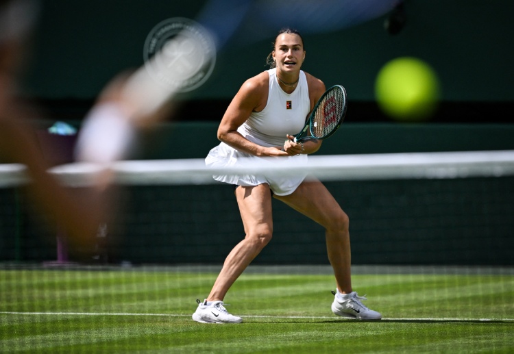 Aryna Sabalenka saw off Marie Bouzkova 7-6(4), 6-4 to book a third-round clash with Emma Raducanu at Wimbledon