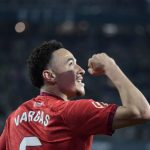 友谊赛 塞维利亚在第95分钟由巴尔加斯打入扳平球。