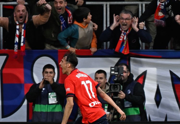 西甲联赛 安特·布迪米尔依旧是奥萨苏纳的攻击核心,上赛季西甲贡献了21粒进球。