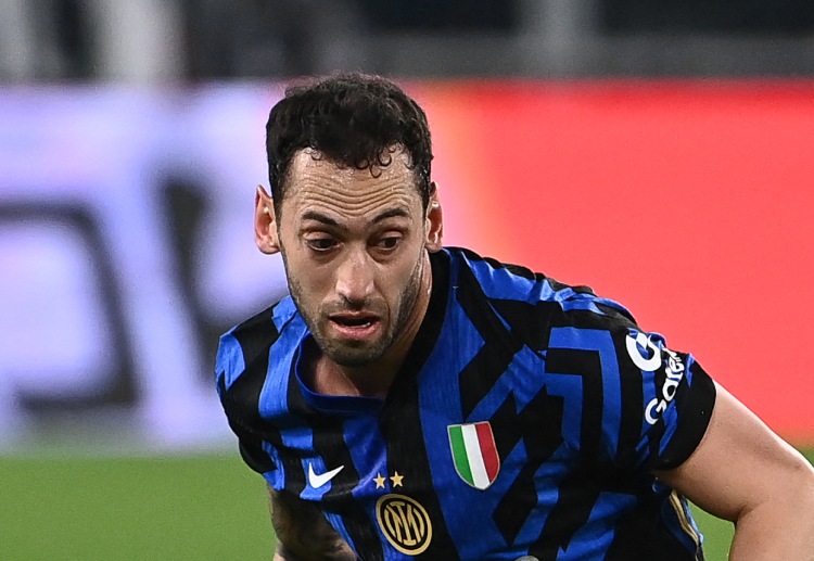 Hakan Calhanoglu sidelined for Inter Milan’s Serie A opener against Torino with a yellow-card suspension