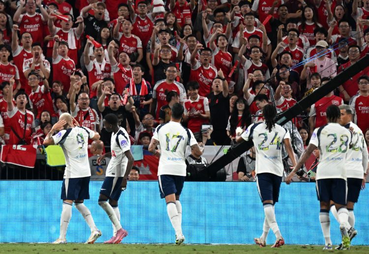 友谊赛 比赛的唯一进球来自萨尔，他于上半场结束前为热刺首开纪录。