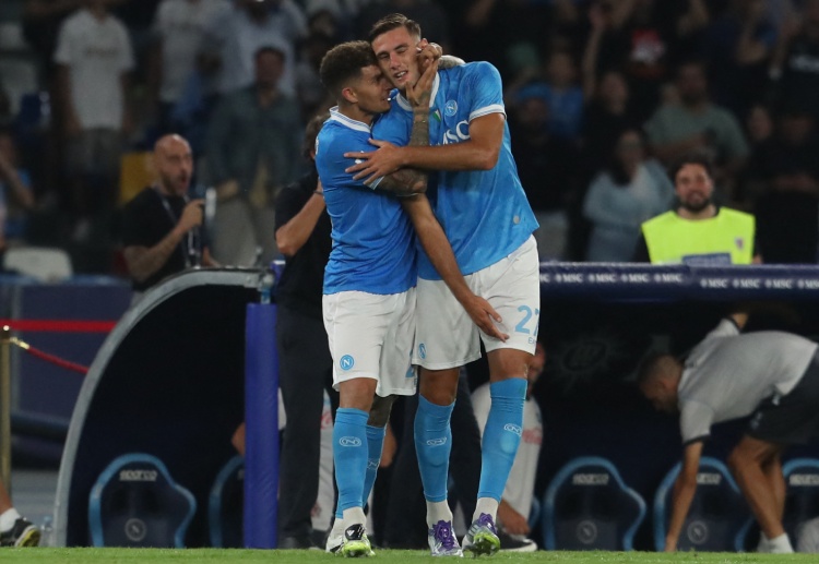 意甲联赛 卢卡的关键进球为那不勒斯锁定胜局，主场3比2险胜比萨，顺利迎来四连胜。