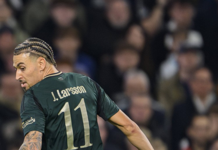 欧冠联赛  本赛季乔丹·拉尔森为哥本哈根出战35场，贡献8球4助攻，状态出色。