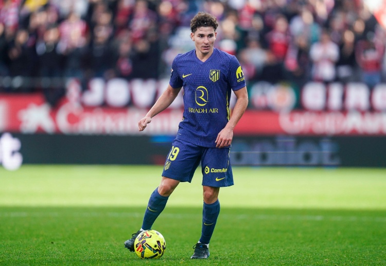 西甲联赛 马竞主力前锋朱利安·阿尔瓦雷斯将继续承担进攻责任，助力球队争取胜利。