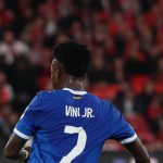 Vinicius Junior scored in the first leg of Real Madrid’s Champions League tie against Benfica