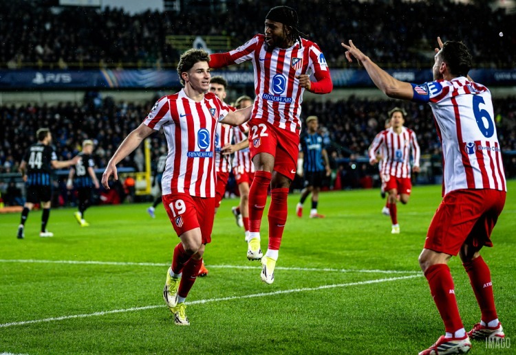 欧冠联赛 马竞客场挑战布鲁日，在两球领先的情况下被对手顽强扳平，球员们颇感沮丧。