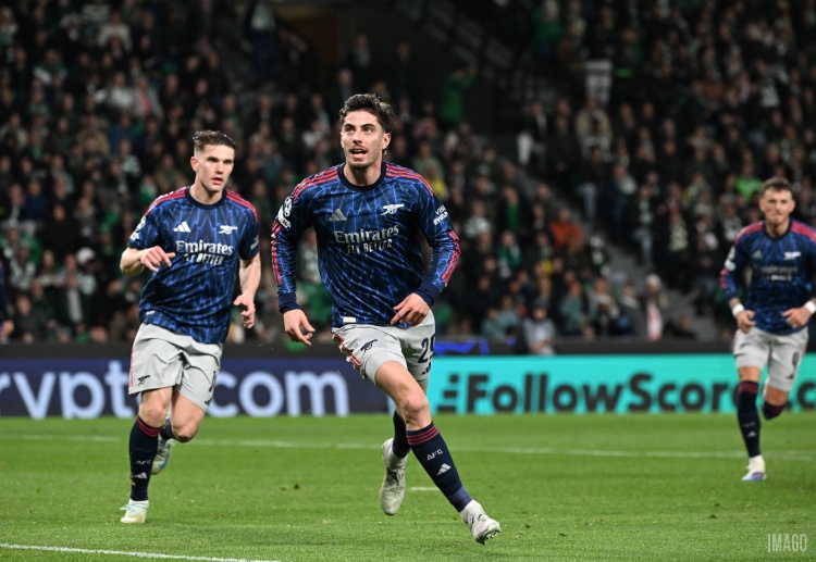 欧冠联赛 凭借哈弗茨最后时刻的进球，阿森纳以1比0险胜葡萄牙体育