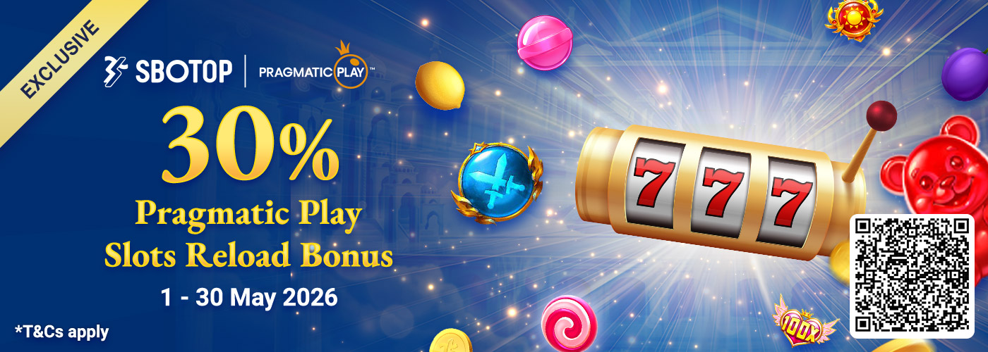 30% Pragmatic Play Slots Reload Bonus