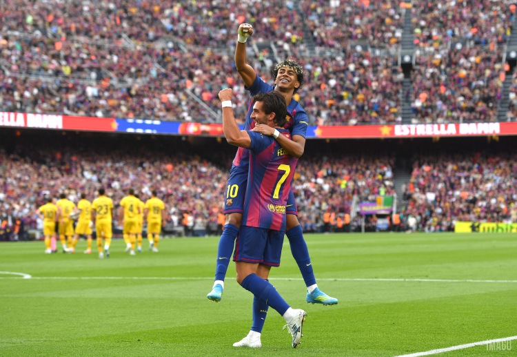 西甲联赛 亚马尔发挥出色，贡献1粒进球和2次助攻，带领巴塞罗那4比1击败西班牙人。